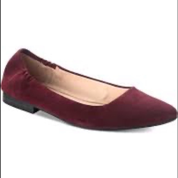 American Rag Women’s Jilly Slip On Ballet Flats, Wine Suede, Size 6.5 - Picture 1 of 10